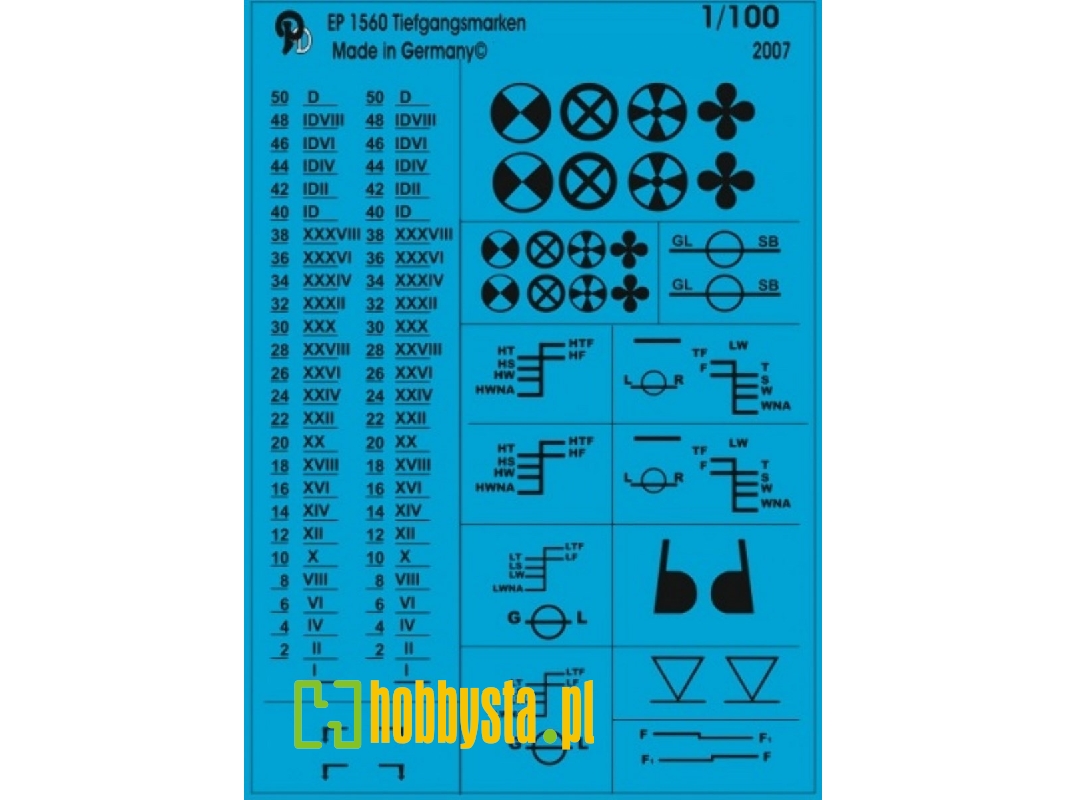 Deep Markings For Ships Black Print - image 1