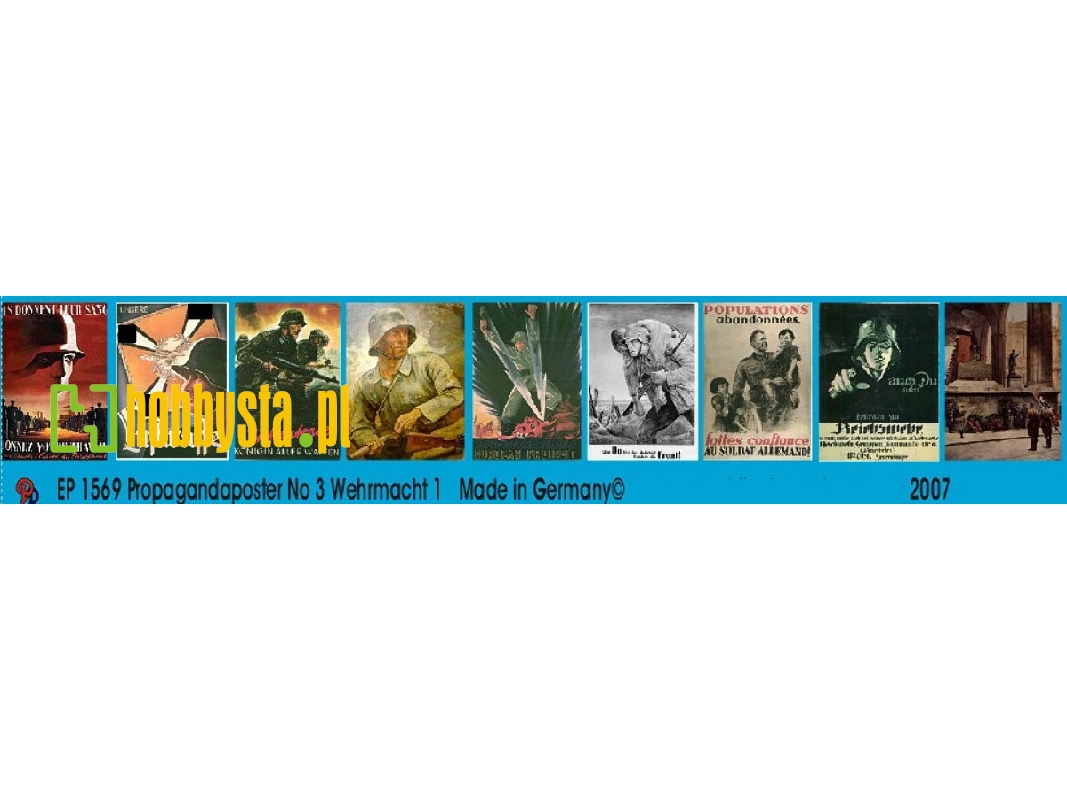 Propaganda Poster No. 3 Wehrmacht 1 Paper Print - image 1