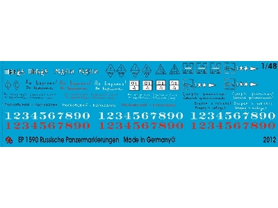 Russian Tank Markings For 7 Tanks - image 1