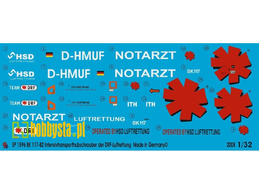 Bk 117-b2 Rescue Helicopter (Ith) Drf Air Rescue - image 1