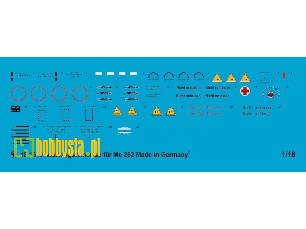 Stencils For Me 262, Xxi. Century Planes - image 1