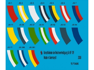 Unit Markings Of Bf 109 Reichs Defence - image 1
