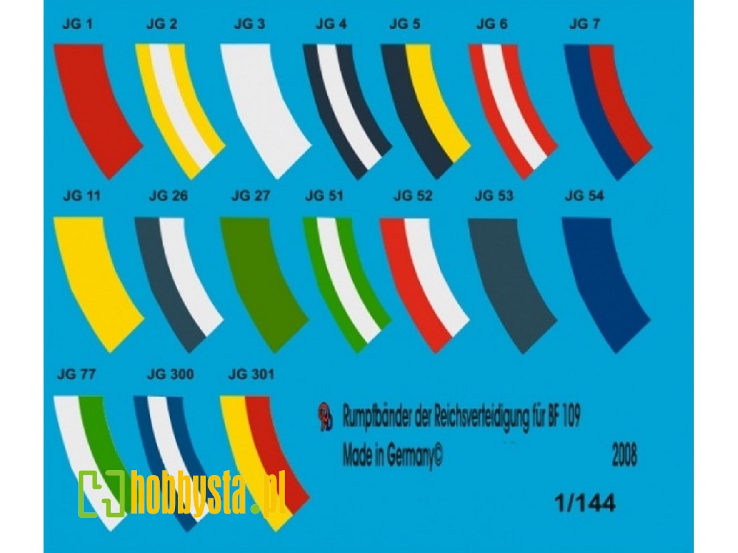 Unit Markings Of Bf 109 Reichs Defence - image 1