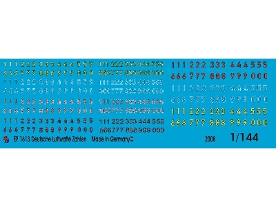 German Airforce Numbers - image 1