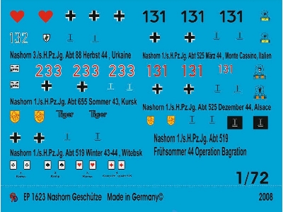 6 Different Nashorn Guns Sd. Kfz 164 - image 1