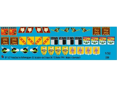 French Unit Badges 30. Escadron De Chasse. Ba 112 Reims 1994 - image 1