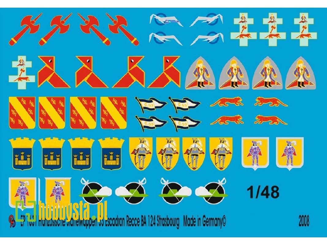 French Unit Badges 33 Escadron Reece Ba 124 Strasbourg - image 1