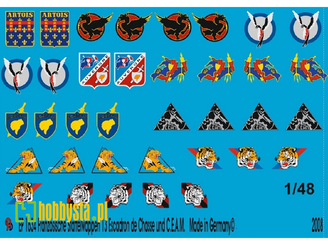 French Unit Badges 13. Fighter Group Ba 132 Colmar - image 1