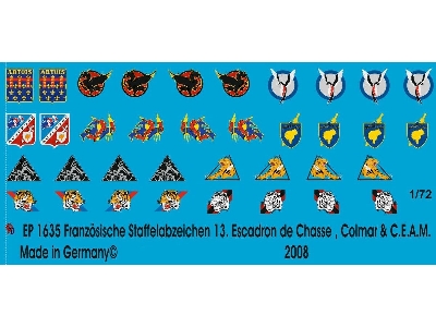 French Unit Badges 13. Fighter Group Ba 132 Colmar - image 1