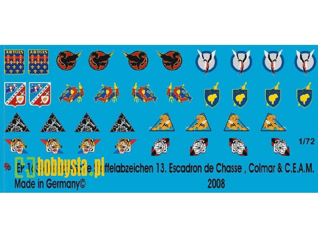 French Unit Badges 13. Fighter Group Ba 132 Colmar - image 1