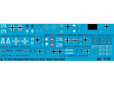 Markings For Stug Iii Version A-e Tanks - image 1
