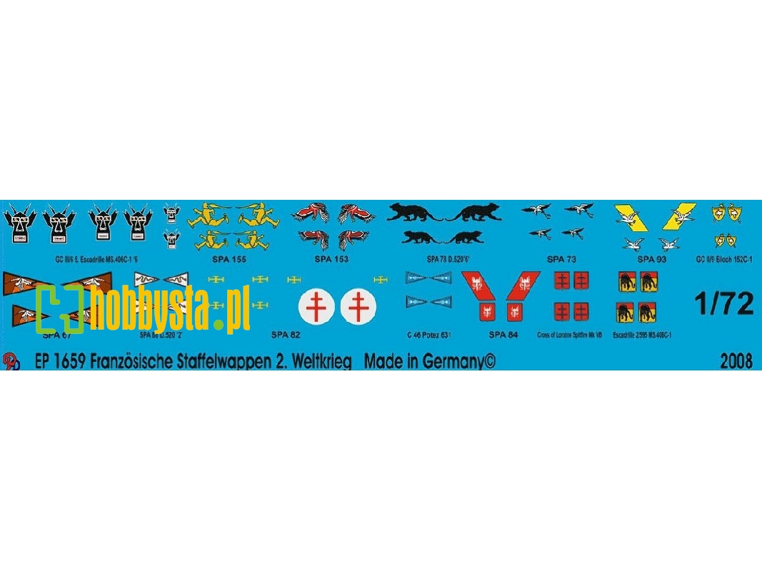French Airforce Unit Markings Ii World War - image 1