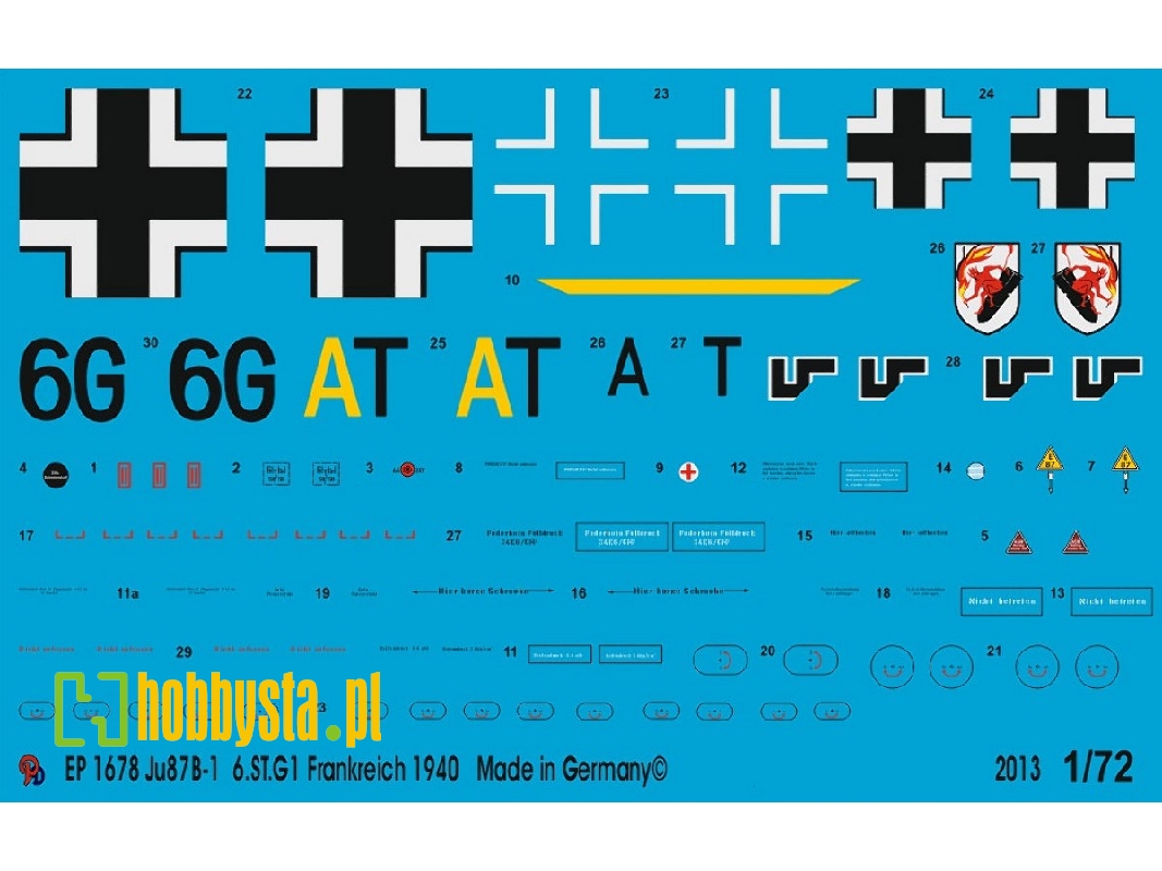 Ju 87 B-1 6.St.G1 France 1940 - image 1