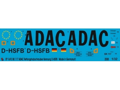 Bk 117 Adac Rescue Helicopter D-hsfb - image 1