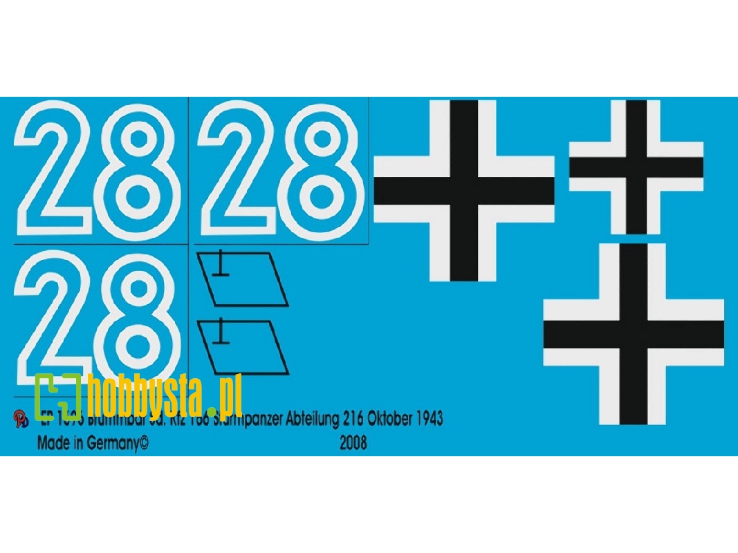 Brummbär Sd Kfz 166 Sturmpanzer Abteilung 216 - October 1943 - image 1