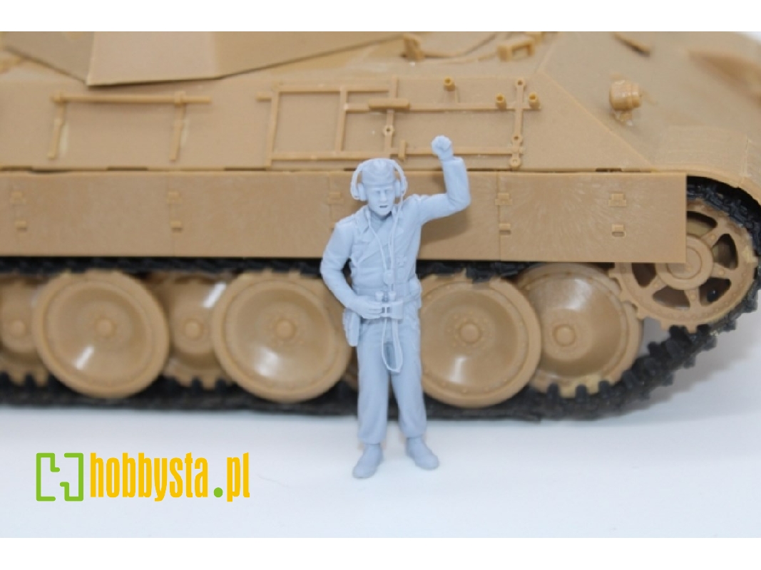 German Wwii Tank Commander Standing