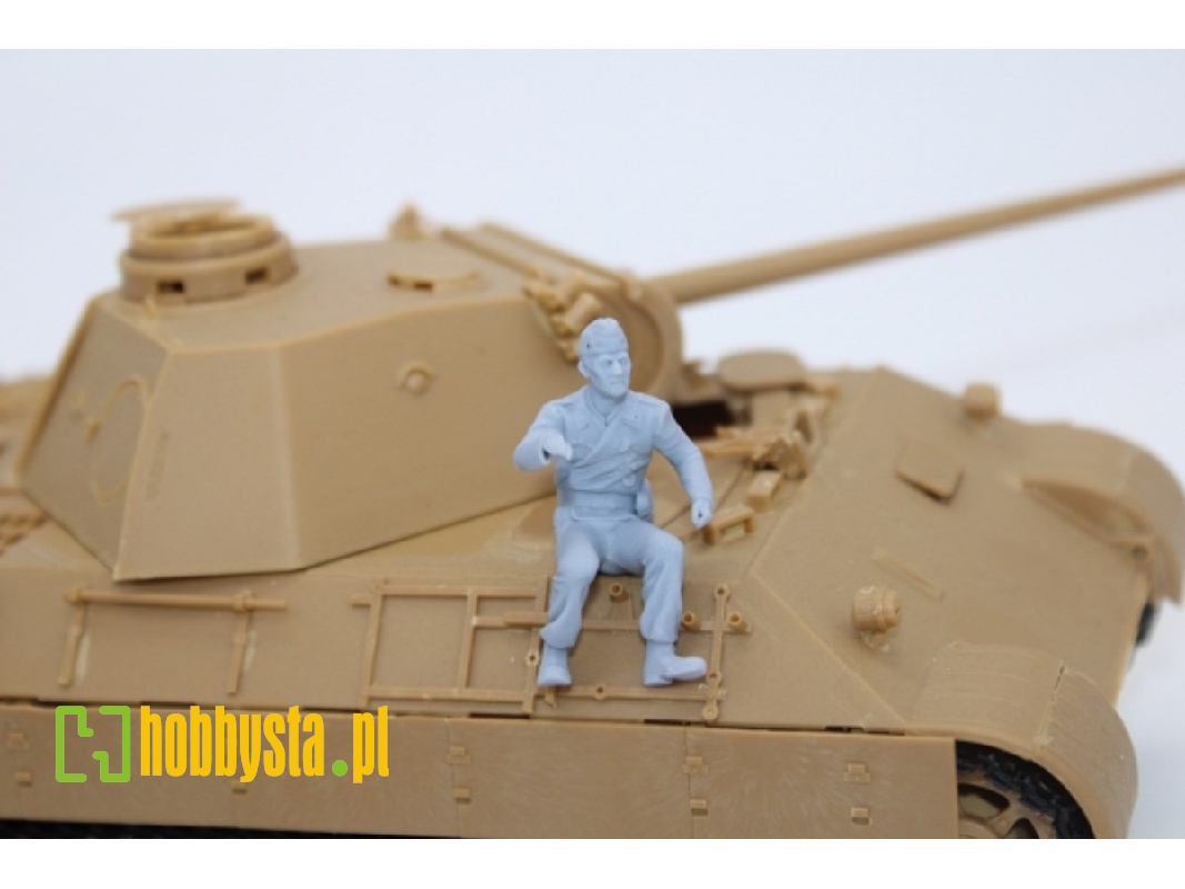 German Wwii Tank Crewmember Sitting - image 1