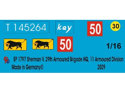Sherman V. 29th Armoured Brigade Hq, 11 Armoured Div. - image 1