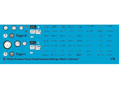 German Tank Inside Markings - image 1