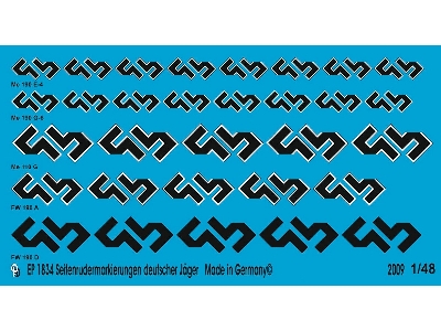 Swastikas For Me 109 E, Me 109 G, Fw 190a, Fw 190 D, Ju 87 - image 1