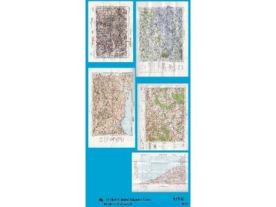 5 Battle Maps Of The Caen Area - image 1