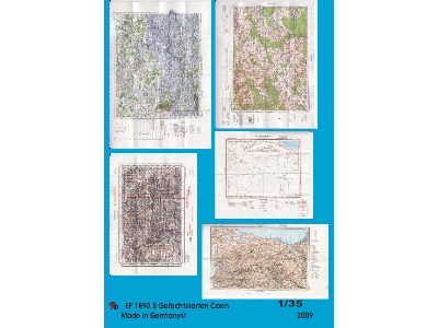5 Battle Maps Of The Caen Area - image 1
