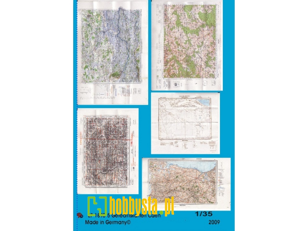 5 Battle Maps Of The Caen Area - image 1