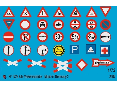 Old German Traffic Signs - image 1