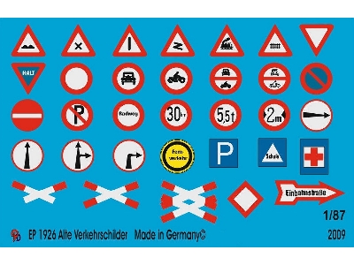 Old German Traffic Signs - image 1