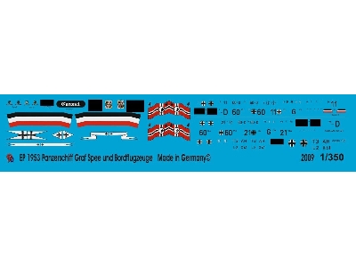 Pocket Battleship Graf Spee Markings And Board Planes - image 1