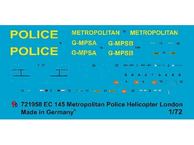 Ec 145 Metropolitan Police Helicopter London - image 1