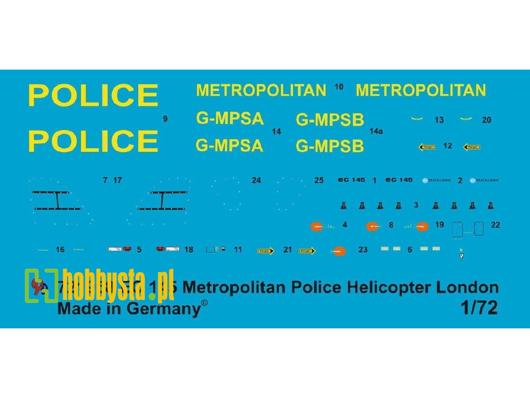 Ec 145 Metropolitan Police Helicopter London - image 1