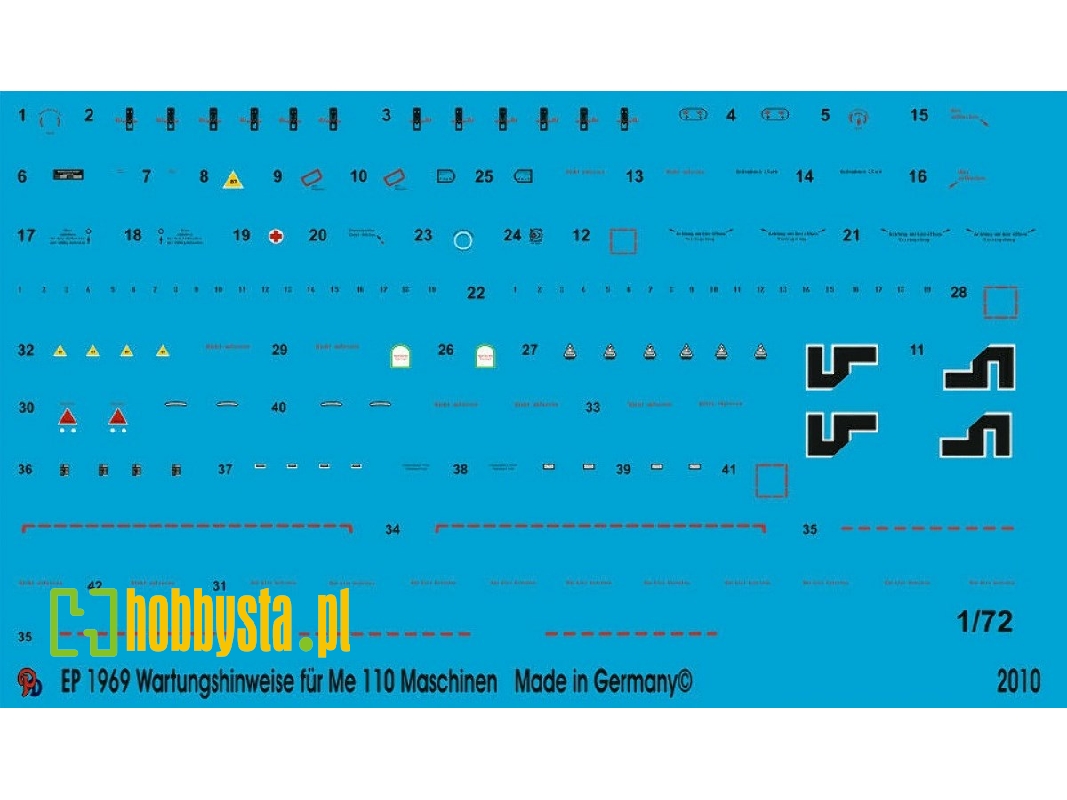 Stencils For Me 110 Planes - image 1