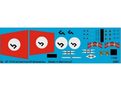 Battleship Gneisenau Markings - image 1