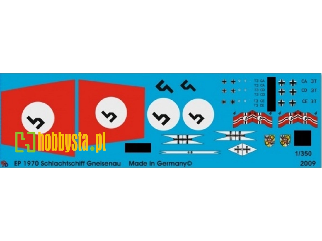 Battleship Gneisenau Markings - image 1