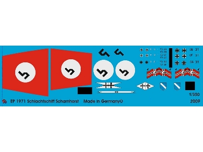 Battleship Scharnhorst Markings - image 1