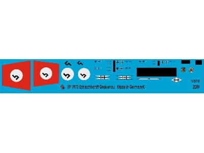 Battleship Gneisenau Markings - image 1
