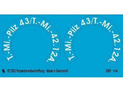Markings For German Tank Mine Pilz 43/T.-mi-42.124 - image 1