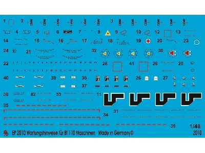 Stencils For Me 110 Planes - image 1