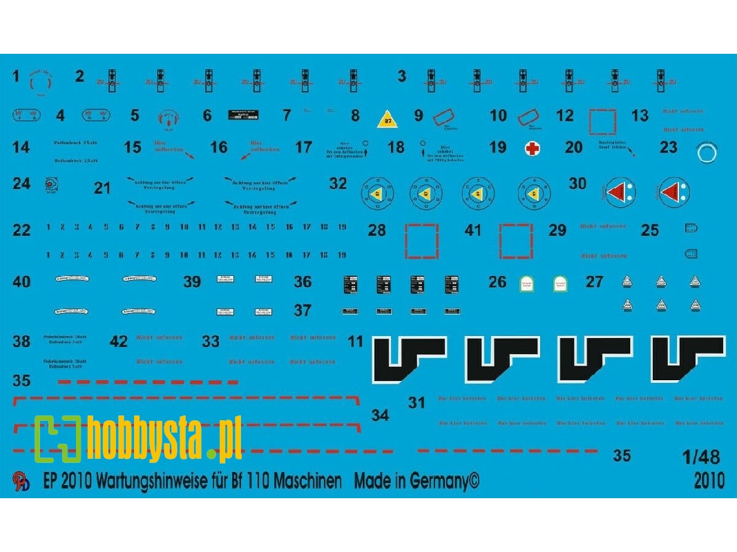 Stencils For Me 110 Planes - image 1