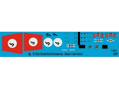 Battleship Gneisenau Markings - image 1