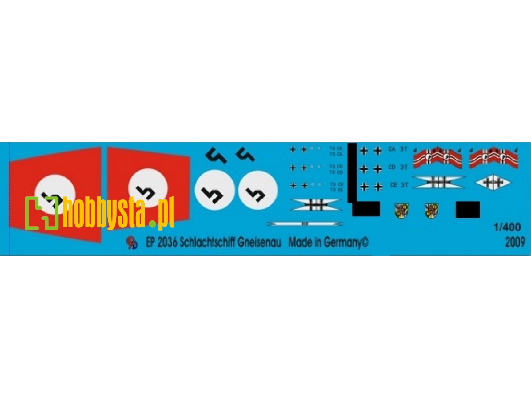 Battleship Gneisenau Markings - image 1
