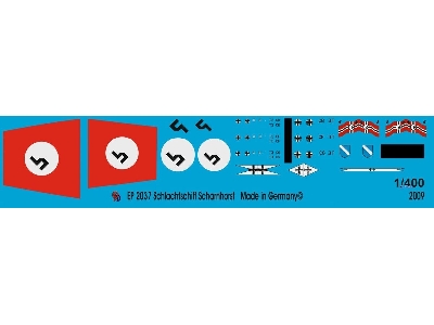 Battleship Scharnhorst Markings - image 1