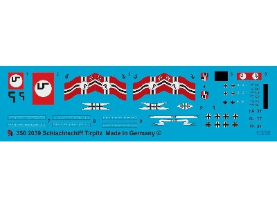 Battleship Tirpitz Markings - image 1