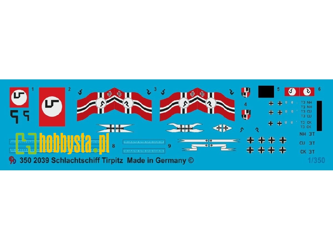 Battleship Tirpitz Markings - image 1
