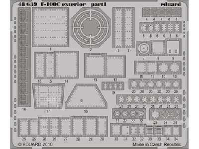 F-100C exterior 1/48 - Trumpeter - image 1