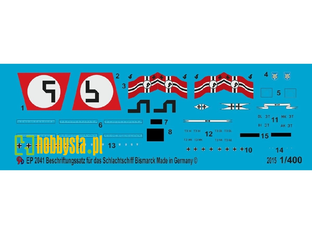 Battleship Bismarck Markings - image 1