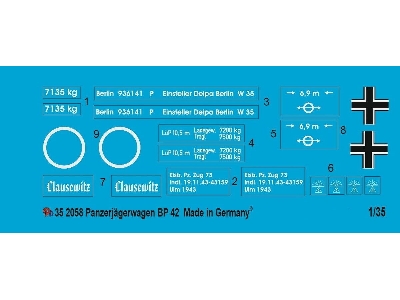 Markings For The Panzerjägerwagen Bp 42 - image 1