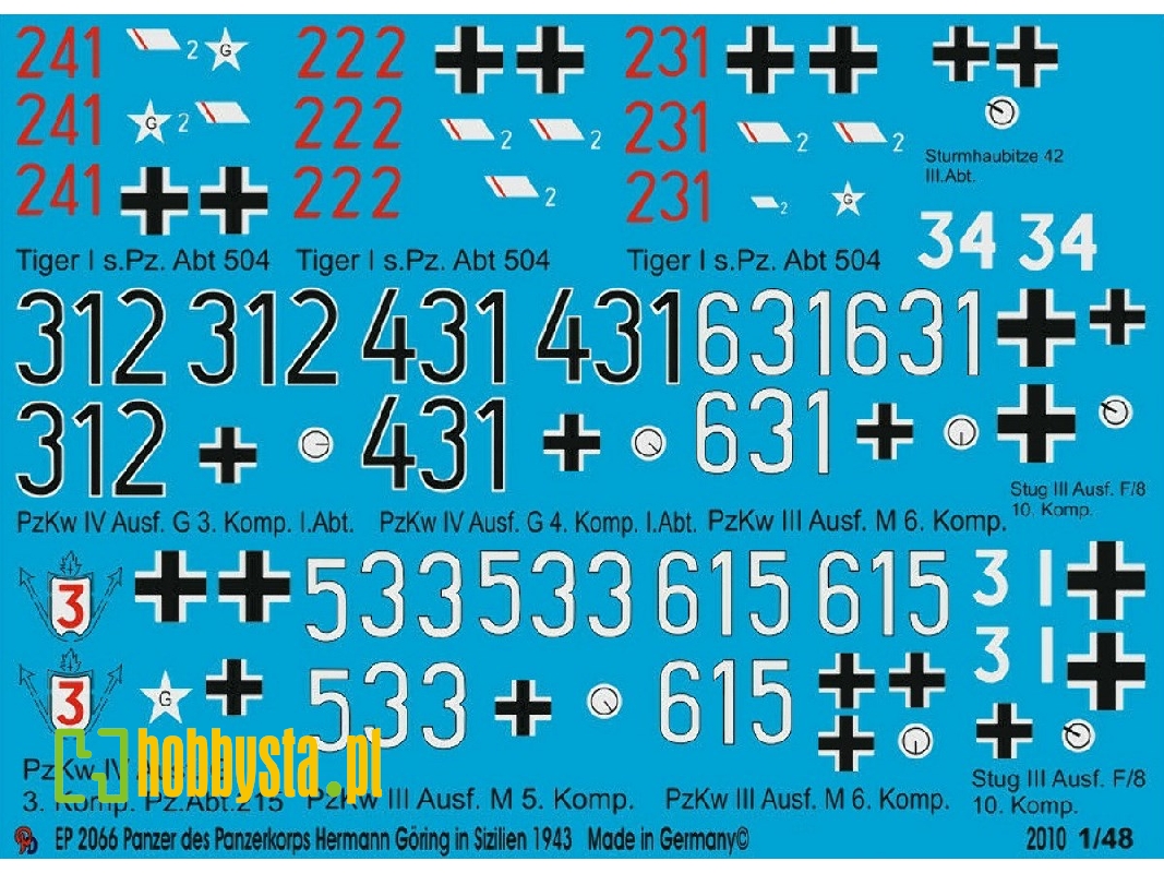 Tank Markings Of The Panzerkorps Hermann Göring In Italy 1943 - image 1