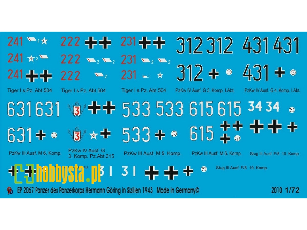 Tank Markings Of The Panzerkorps Hermann Göring In Italy 1943 - image 1